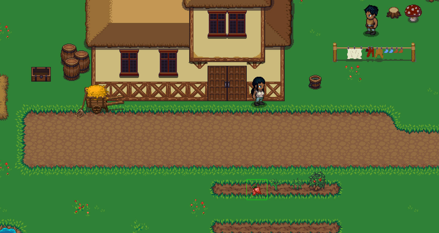 Here is a screenshot of the Farm RPG tutorial I’m following. 
